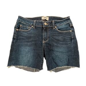 Paige Ariana Cut Off Denim Jean Shorts Size 27 Women’s